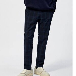 Men’s Zara Navy Plaid Trousers